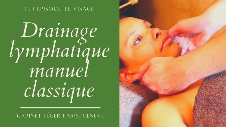 Drainage lymphatique détente du visage