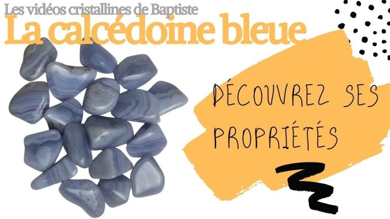 Lithothérapie – La calcédoine bleue, ses propriétés