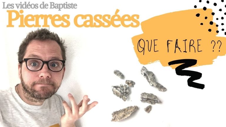 Pierres cassées – que faire ?